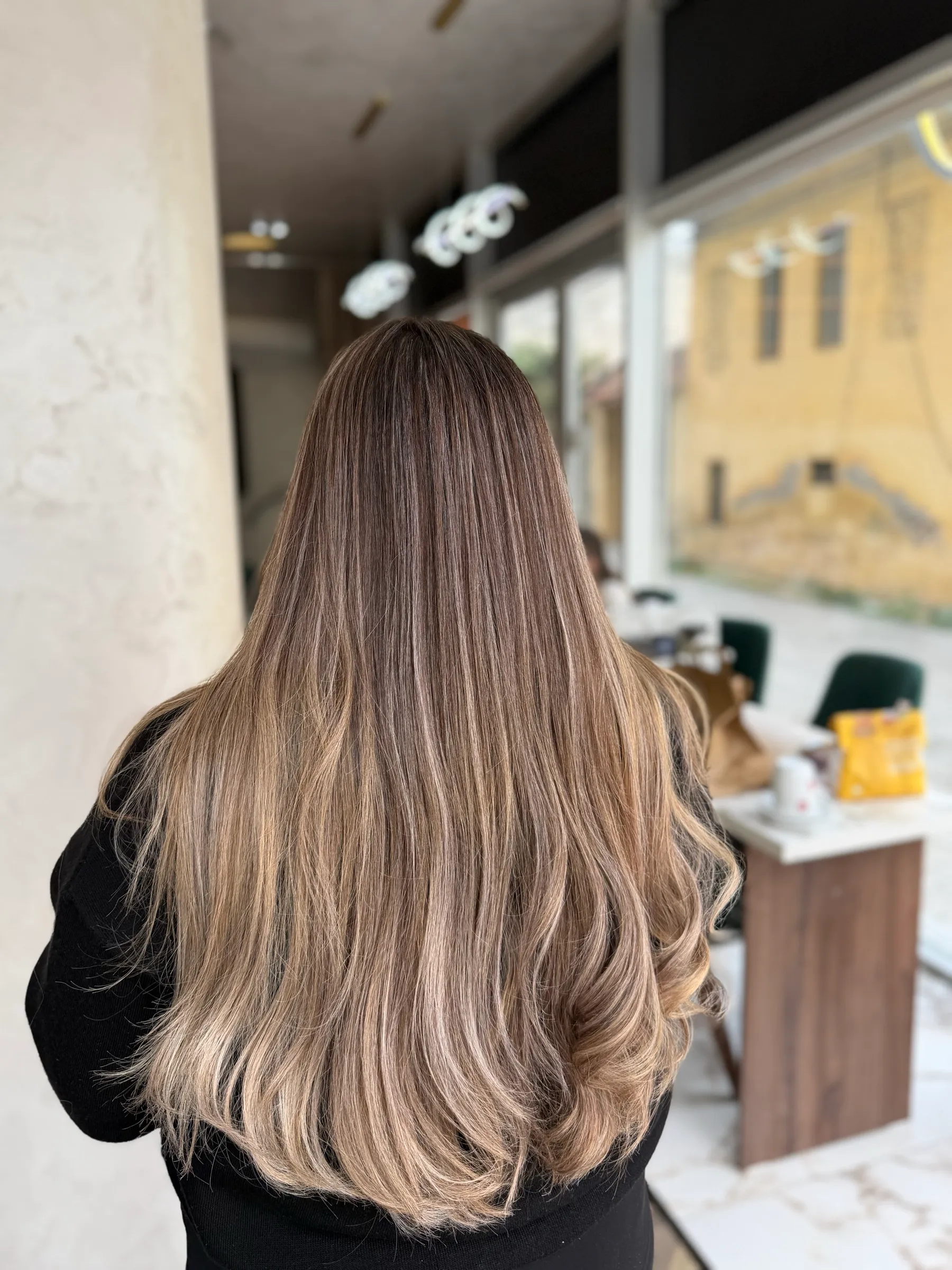 Balayage pamje nga prapa