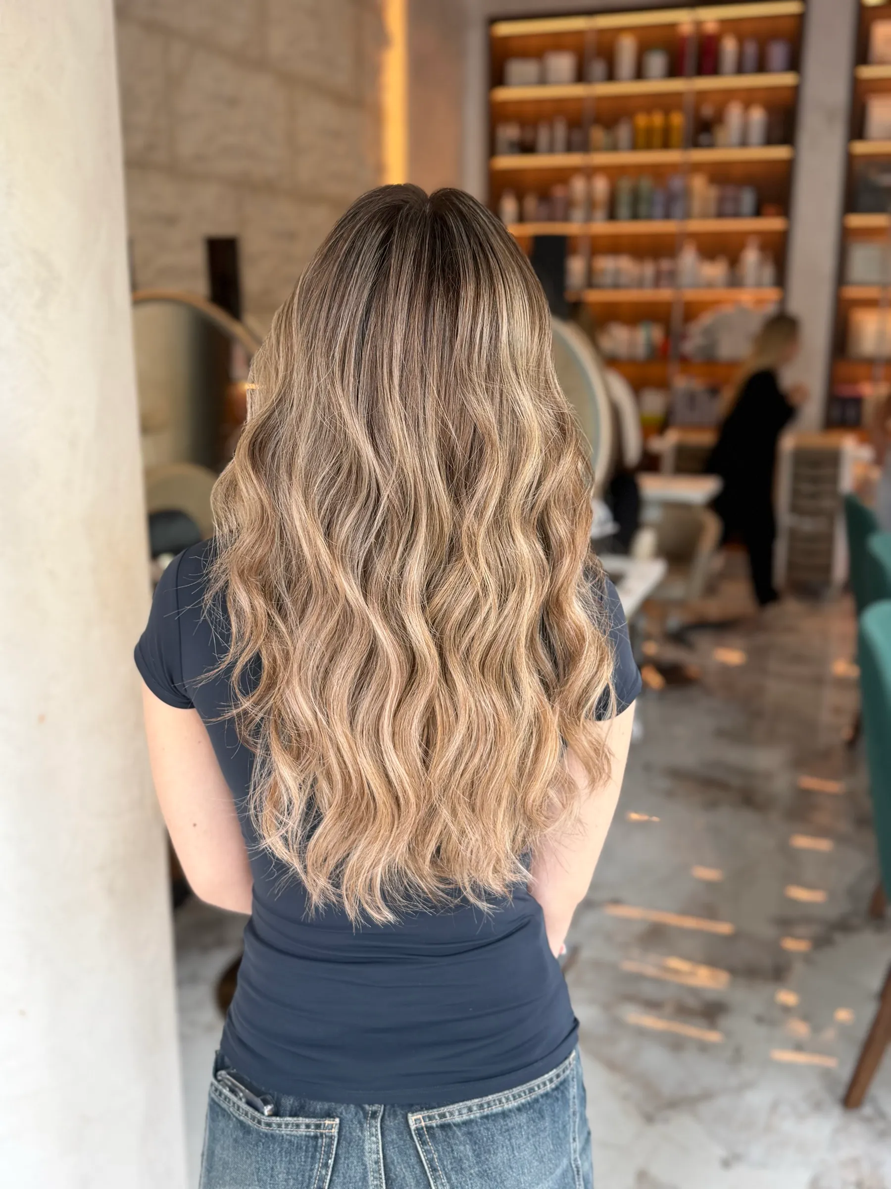 Balayage të gjata me valë